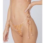 l*space L* Lennox Bikini String Bottom in Wild Bunch Orange Size XS NWT Photo 0