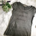 EXPRESS ✨ One Eleven Coffee Graphic Burnout Tee✨ Photo 2