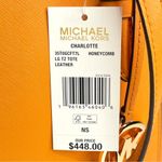 Michael Kors MICHAEL Charlotte Large Leather TZ Tote Honeycomb Yellow Photo 7