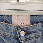Revice Denim  Distressed Raw Hem High Rise Denim Shorts Size 30 Photo 1