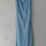 Windsor Blue Sequin Gown Photo 0