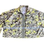 Nike NEW  Women's Sportswear Oversized Green And Tan Camouflage Nylon Jacket XXL Photo 3