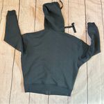 Thirdlove quilted dark teal small zip up hood sweatshirt Photo 14