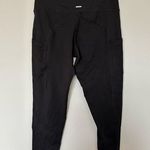 Aerie  g-court black leggings size L short Photo 0