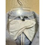 EXPRESS  Women's Blue White Striped 3/4 Sleeve Blazer Jacket Size‎ 6 Photo 3