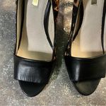 Louise et Cie  Black and Leopard Print Heels Photo 1