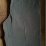 Liz & Co .Stretch Black Silver PinStripes Dress Pants Sz 6. 1 Button 2 Hook Clips Photo 7