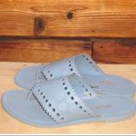 Diane Von Furstenberg  Womens 8.5 DVF Leather Sandals Shoes Photo 1