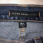 Vervet Flying Monkey Blue Straight Leg Jeans with Distressed Details Photo 3