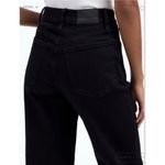 Madewell  $148 The Perfect Vintage Wide-Leg Black Wash Jeans Size 26T Photo 4