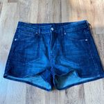 Divided H&M Dark Blue Jean Shorts EUC Sz 12 Cotton High Rise Women’s Photo 46