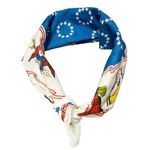 Vintage 1970’s Bandana Fast Color 100% Cotton Patriotic Red White Blue Kerchief Photo 7