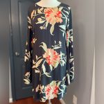 Billabong 70’s Style Floral Black Corset Back Festival Concert Comfy Dress Photo 1