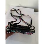 Vera Bradley  BANDANA SWIRL Black Retired All in One Crossbody & Wristlet Straps Photo 3