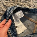 American Eagle  Outfitters Distressed high rise mom jean shorts size 4 Photo 2