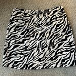 Motel Zebra Print Mini Skirt Photo 1