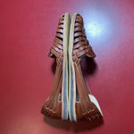 Nisolo Huarache Flats Womens 6.5 Brown Leather Woven Comfort Travel Boho Artsy Photo 14