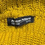 American Apparel  Cableknit Cowlneck Sweater in Dirty Gold Comfy Holiday OS Photo 6