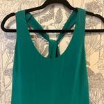 J.Crew  Green silk holiday party Dress tie neck 10 Photo 2