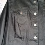 Relativity  Black Denim Jacket Photo 5