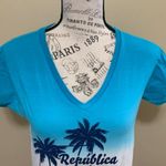 Ocean Dream Blue & White Ombre Dominican Republic Top Photo 5