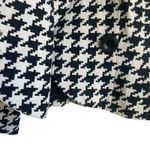 Ellen Tracy  Women Jacket 6P‎ Black Cream Geometric Print Wool Blend Artsy Career Photo 7