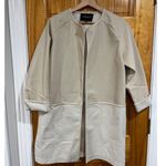 Lafayette 148 Women’s  Old Money Two Toned Waffle Knit Open Cardigan Duster Photo 0