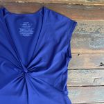 Patagonia  Bandha Dress Cap Sleeve Twist Bodice Royal Blue Gorpcore - Sz M 💚🎀 Photo 8