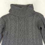 Lauren Jeans Co Ralph Lauren Gray Cable‎ Knit Cotton Blend Turtleneck Sweater L Size L Photo 2