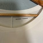 Universal Standard  Split Sleeve White Crewneck Tee 3X Classic Lightweight Preppy Photo 1