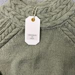 Love Riche  Sweater Womens 1X Green Long Sleeve Chunky Knit Round Neck Sweater NEW Photo 7