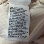 & Other Stories & Other Stories Cream White Puff Shoulder Velvet Velour Hoodie Sweatshirt Top XS Photo 4