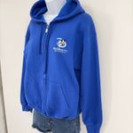 Y2K Walt Disney World Full Zip Hoodie S/M Unisex Disneycore Collector Vacation Blue Photo 2