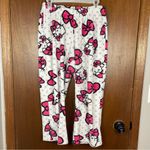 Sanrio Hello Kitty 2015  Hot Pink and White Woman’s Pajama Set Size Medium Photo 6