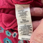 Free People Te Amo Red Embroidered Babydoll Mini Dress $148 S Photo 9