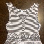 Max Studio Brown & White Stripe Sleeveless Maxi Dress - size large Photo 4