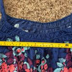 American Eagle  Y2K Floral Tank Top Smocked Camisole With Side Tie Boho Cottage Photo 6