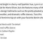 Marie Oliver  Lynn Blouse Sparkler   Photo 2