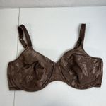 Playtex 44DD Bra Secrets Seamless Shaping Underwire Brown Floral Jacquard 4419 Size undefined Photo 2