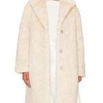 Love Shack Fancy  Faux Fur Cream Kamasi Jacket Photo 0