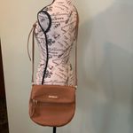 Enzo Angiolini Vintage Vegan Faux leather Crossbody Bag Purse Light Brown Photo 1