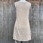 Cupshe  Lightweight Tan Asymmetrical Ruched Sundress Coverup Size Small Photo 6