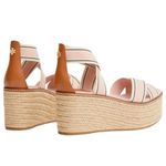 Tory Burch  Pink Blush Frieda Espadrille Wedge Sandals Shoes size 7 Photo 3
