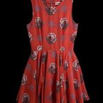 Maison Jules Hibiscus Bloom Combo Pink Sleeveless Floral Fit & Flare Mini Dress Photo 1