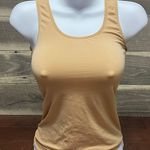 Skinfully Sweet Beige Fitted Stretchy Tank Top Size Medium Photo 0