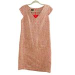 Talbots Pink Boucle Tweed Suit Dress S 6 Pockets Lined RT fully lined Photo 3