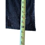 Womens Sparkling Sequin Jumpsuit V Neck Long Sleeve Evening Cocktail Party Sexy Black Photo 10