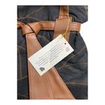 Dead stock Vintage La Covina Patchwork Black and Tan Leather Shoulder Bag Photo 11