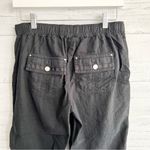 White House | Black Market Black Linen Cargo Pants Photo 5