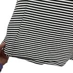 EXPRESS Women’s Mixed Stripe Skater Flare Mini Skirt Black/White 2 Photo 3